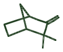 Skeletal diagram of Camphene