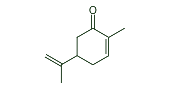 Skeletal diagram of Carvone (S-(+)-carvone)