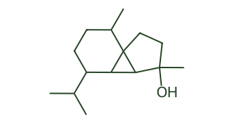 Skeletal diagram of Cubebol