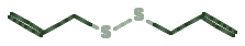 Skeletal diagram of Diallyl disulfide