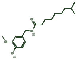 Skeletal diagram of Dihydrocapsaicin