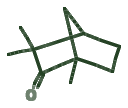 Skeletal diagram of Fenchone