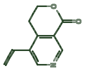 Skeletal diagram of Gentianine