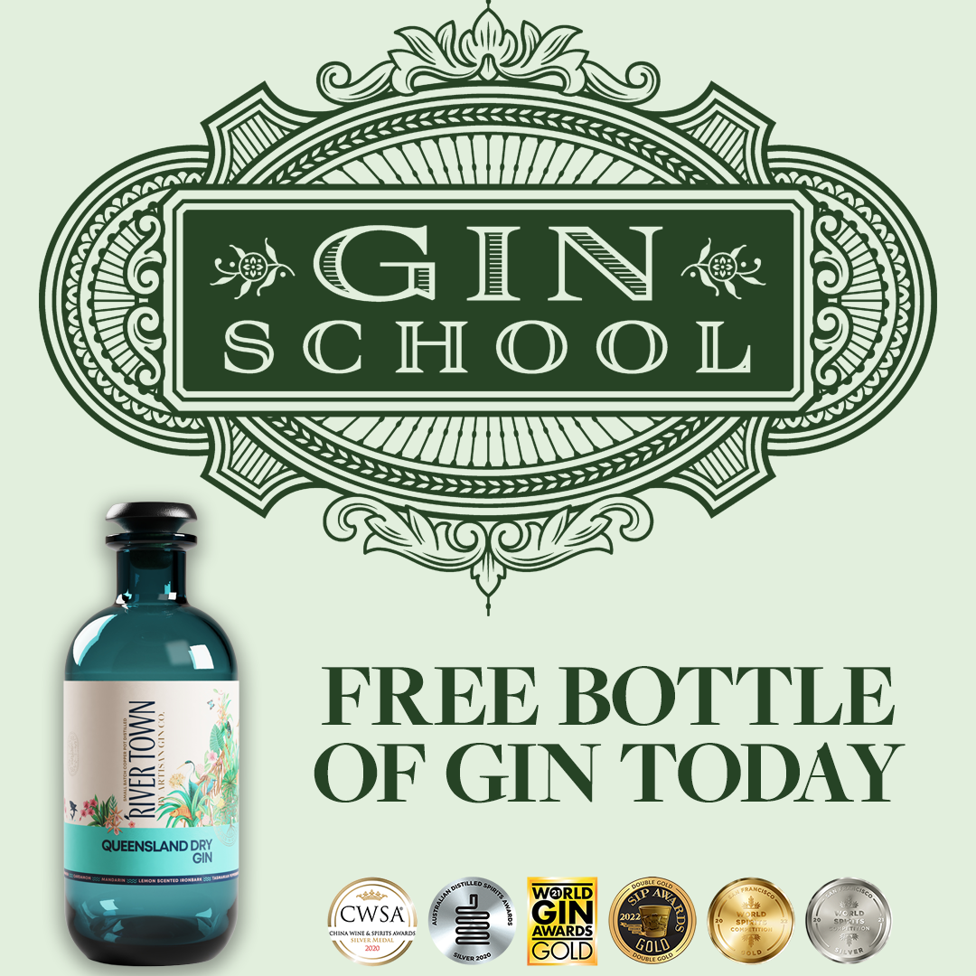 Free bottle of Gin School gin