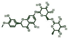 Skeletal diagram of Hesperidin