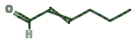 Skeletal diagram of Hexenal