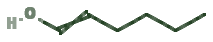 Skeletal diagram of Hexenol