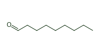 Skeletal diagram of Nonanal