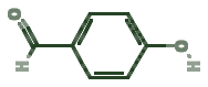 Skeletal diagram of P-Hydroxybenzaldehyde