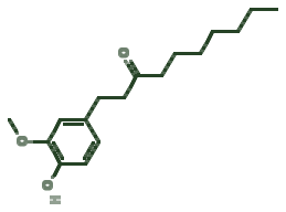 Skeletal diagram of Paradol