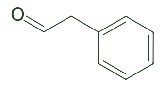 Skeletal diagram of Phenylacetaldehyde