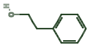 Skeletal diagram of Phenylethanol