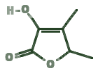 Skeletal diagram of Sotolon