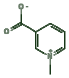 Skeletal diagram of Trigonelline