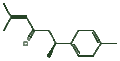 Skeletal diagram of Turmerone