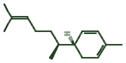 Skeletal diagram of Zingiberene